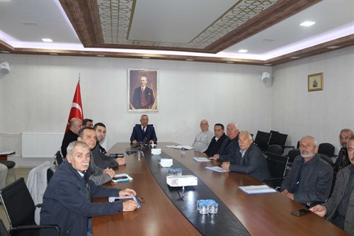 Aralık Ayı Muhtarlar Toplantısı Yapıldı