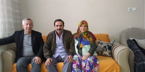 İlçe Kaymakamı Mustafa ÜNLÜSOY Gazimizi Ziyaret Etti.